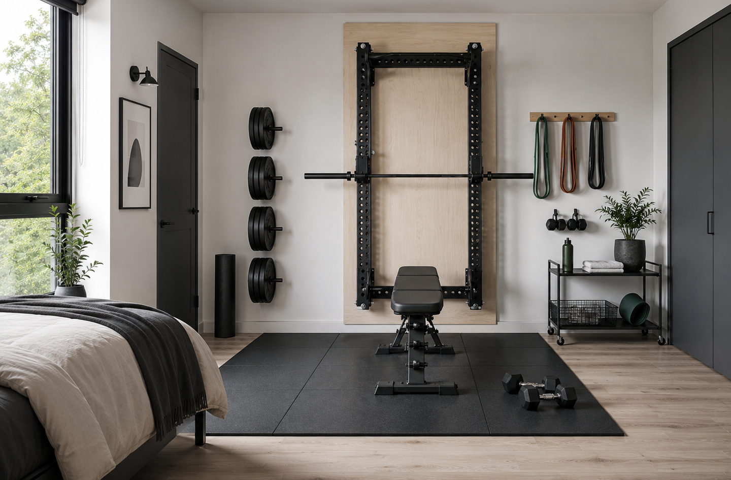 Folding Squat Rack for Home Gym: Will One Actually Fit Your Wall?