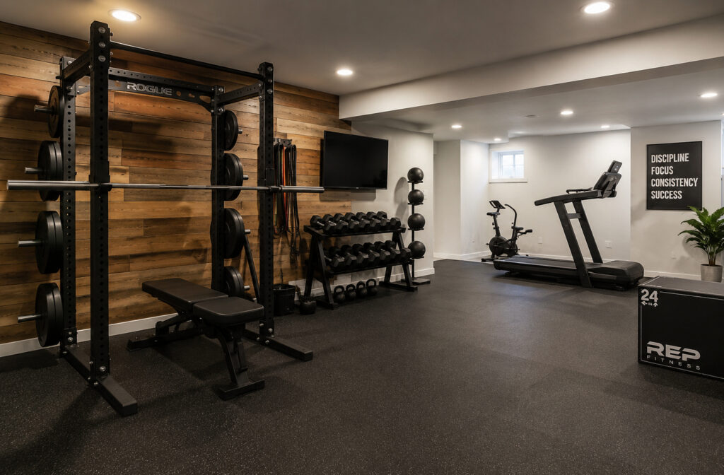 Small Basement Gym Ideas: Fit Strength, Cardio, Storage, and Open Floor