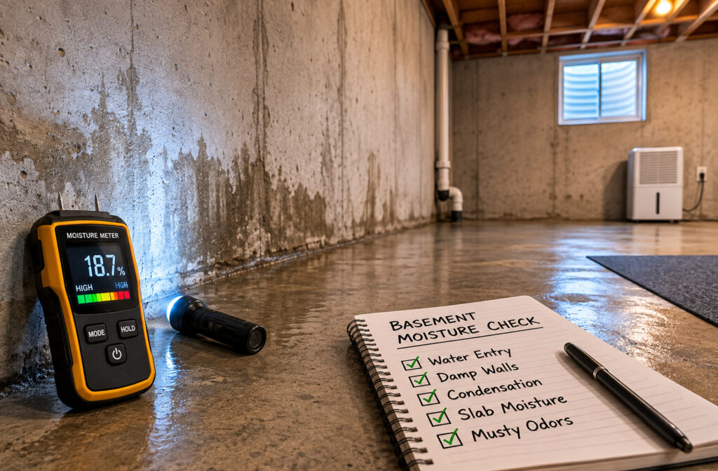 Basement Gym Moisture Check: Test the Space Before You Build