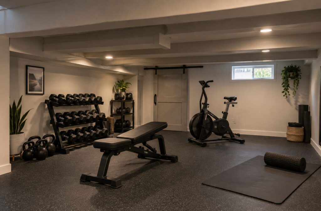Low Ceiling Basement Gym Ideas: Equipment and Exercises That Fit