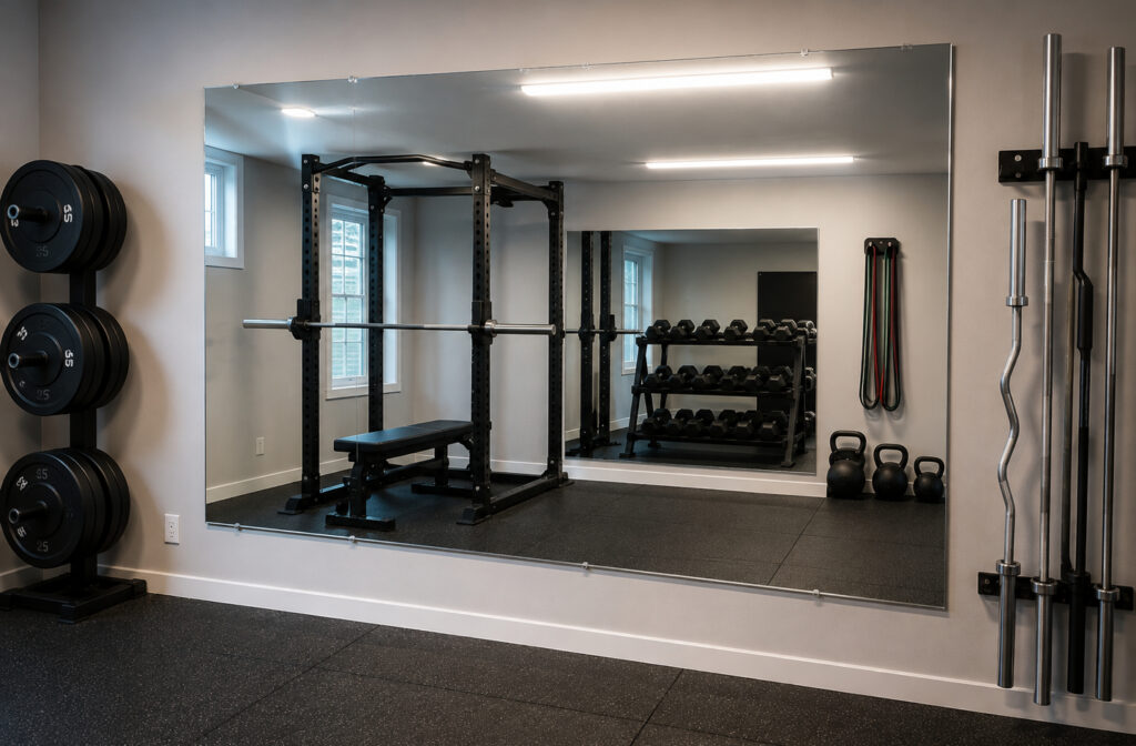 Gym Mirror Wall Planning: Panel Size, Coverage, and Sightlines